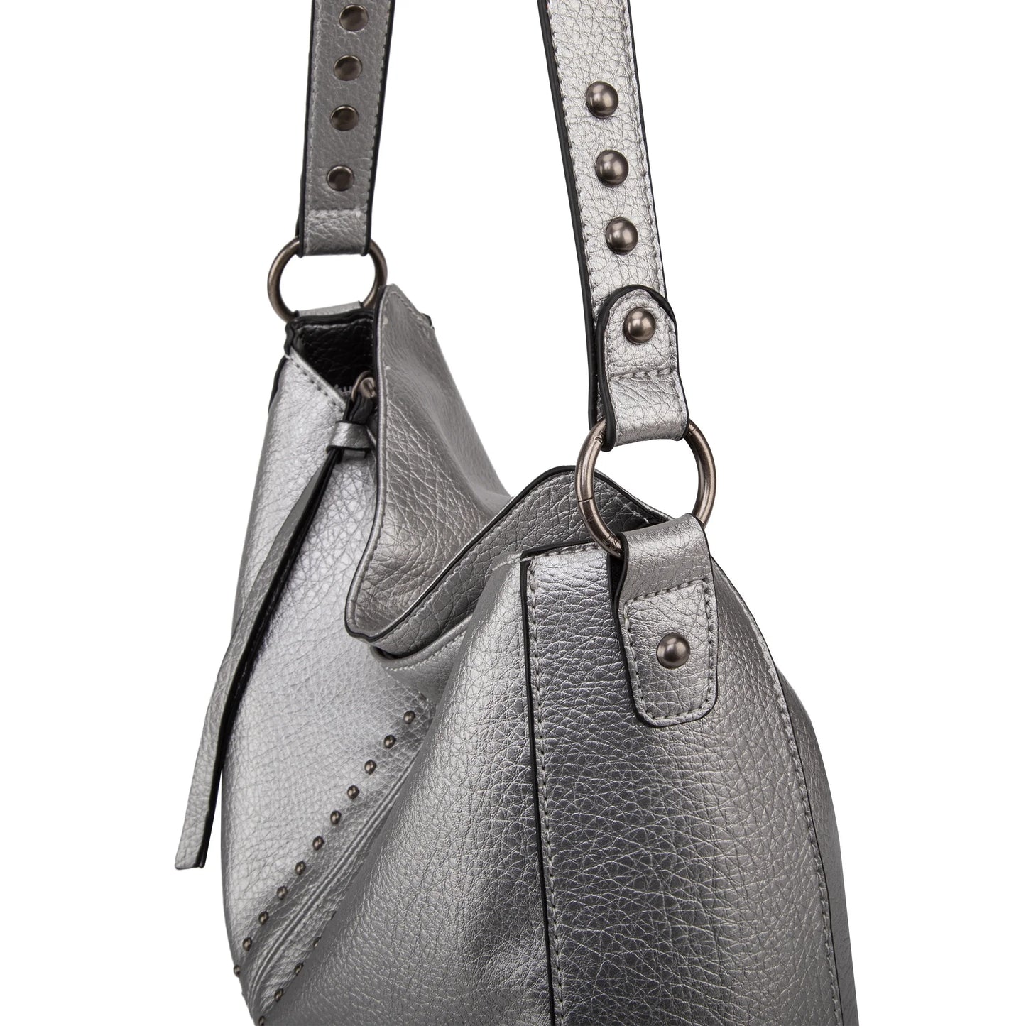 Hobo Bag for Women Crossbody Purse and Handbags Ladies Chic Shoulder Bags, Pearl Silver